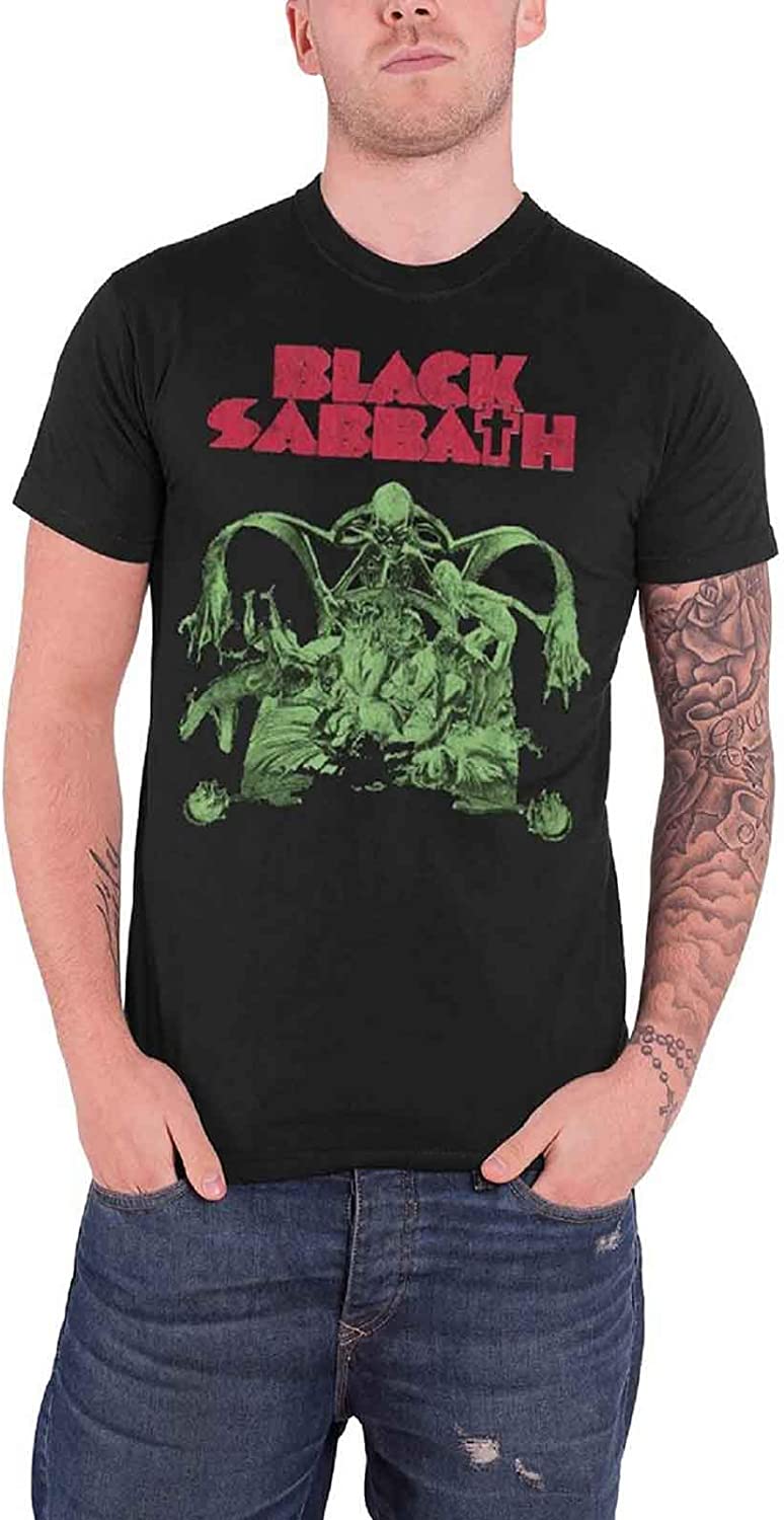 Black Sabbath - Sabbath Bloody Sabbath Cutout Mens T Shirt Men's T-Shirts Black Sabbath MD  