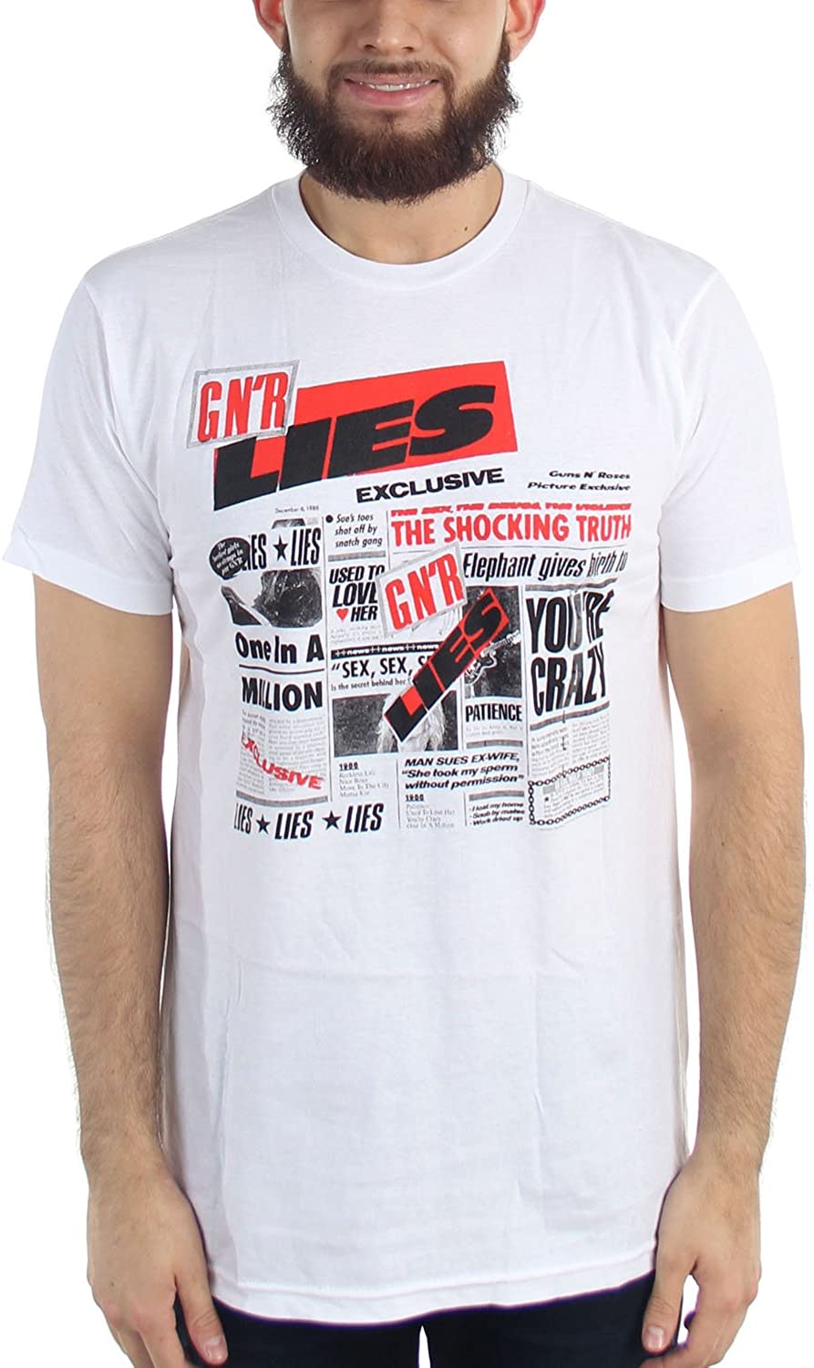 Guns N Roses - Lies Mens T Shirt Men's T-Shirts Guns N' Roses MD  