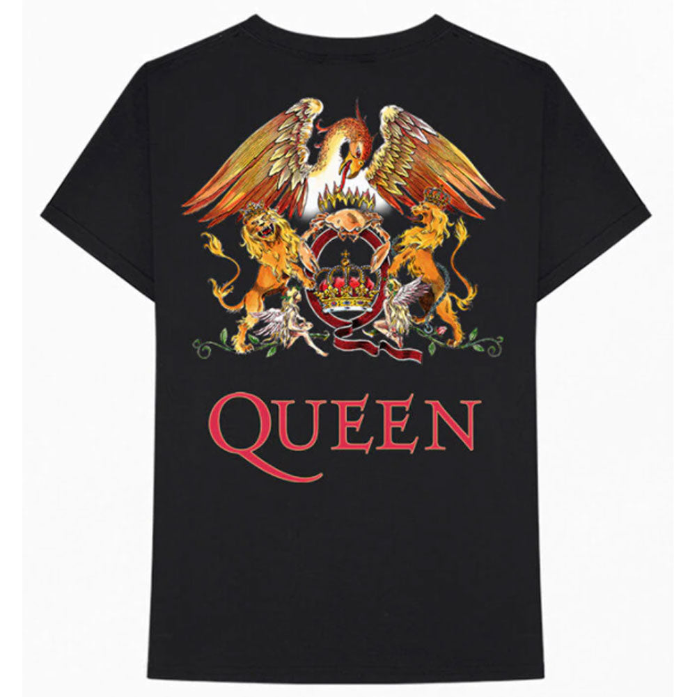 Queen - Crest Mens T Shirt Men's T-Shirts Queen   