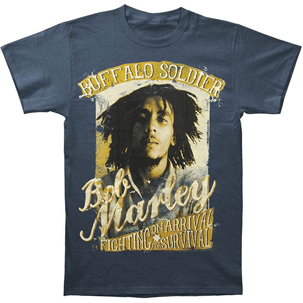 Bob Marley - Fighting Mens T Shirt Men's T-Shirts Bob Marley   