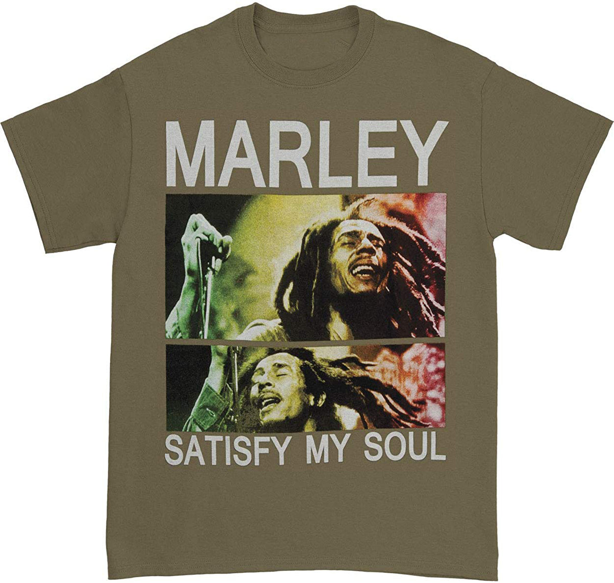 Bob Marley - Satisfy My Soul Mens T-Shirt Men's T-Shirts Bob Marley MD