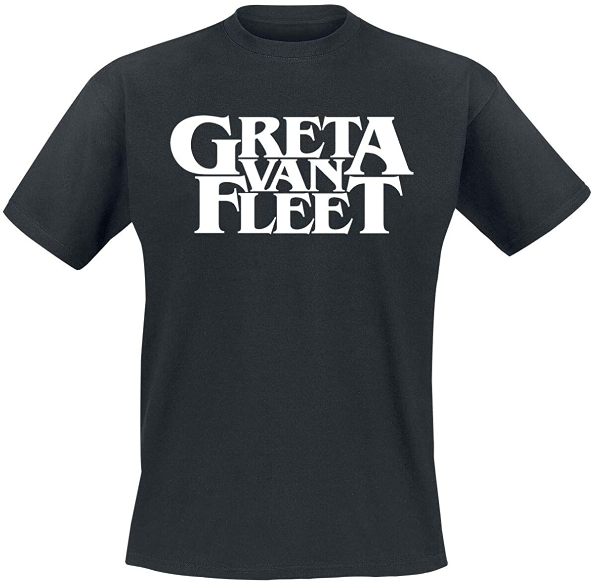 Greta Van Fleet - Logo Mens T Shirt Men's T-Shirts Greta Van Fleet MD Black 