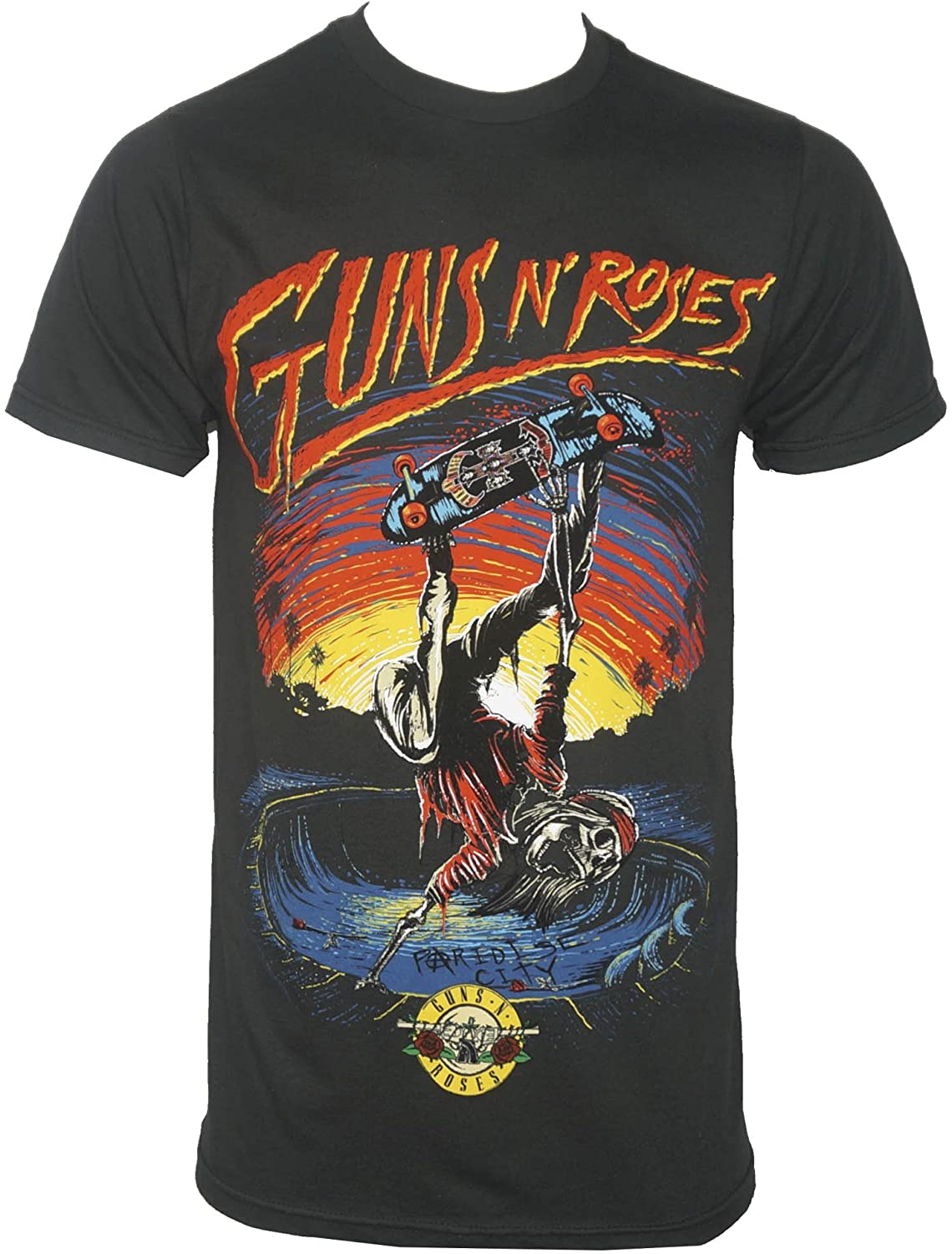 Guns N Roses - Skate Mens T Shirt Men's T-Shirts Guns N Roses   