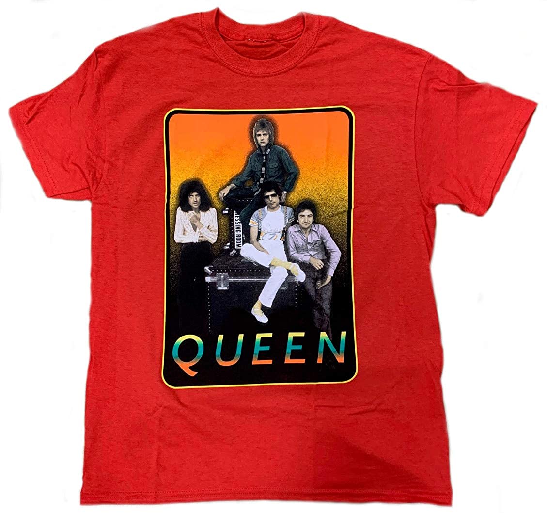 Queen - Retro Frame Mens T Shirt Men's T-Shirts Queen   