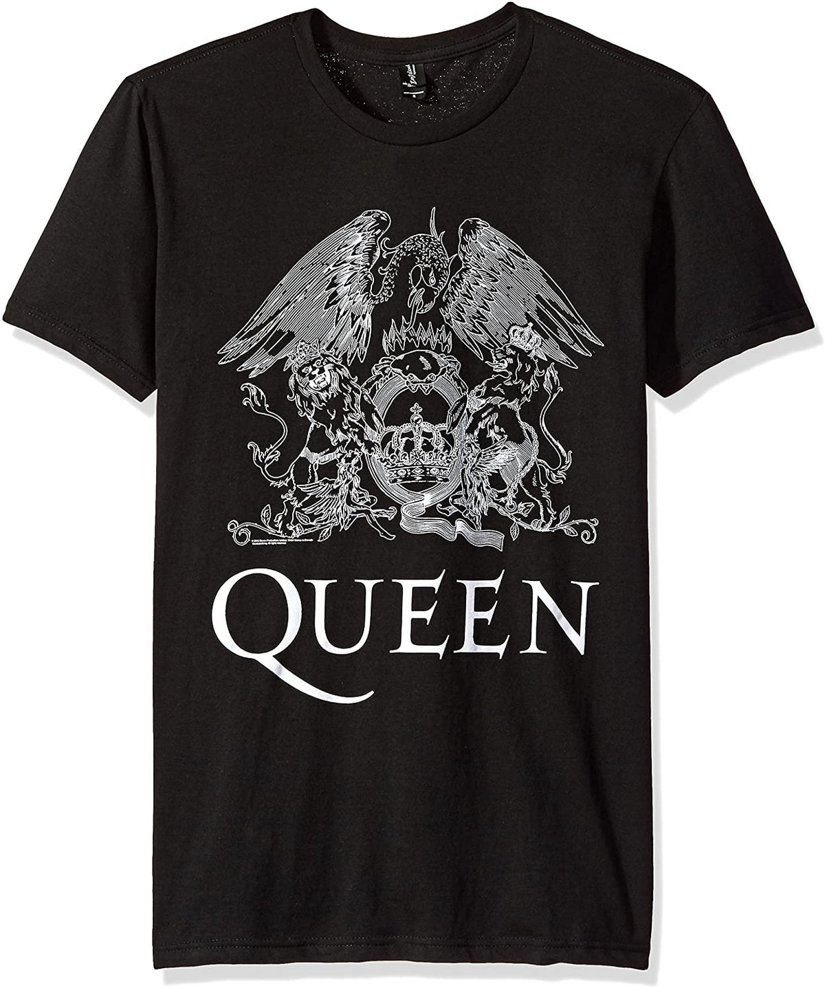 Queen - White Logo Mens T Shirt Men's T-Shirts Queen   