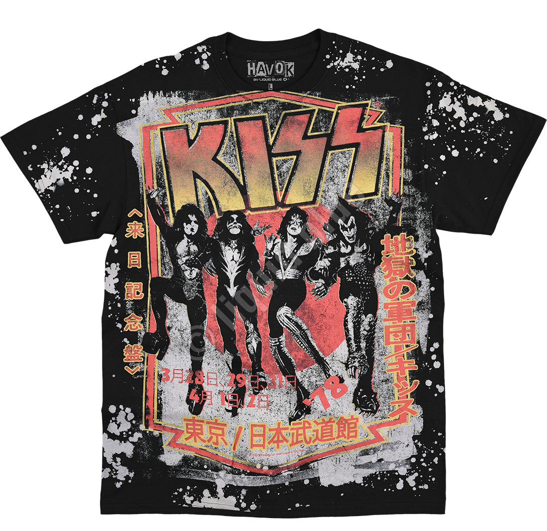 Kiss - Destroyer Havok Mens T Shirt Men's T-Shirts Old Glory MD Black 