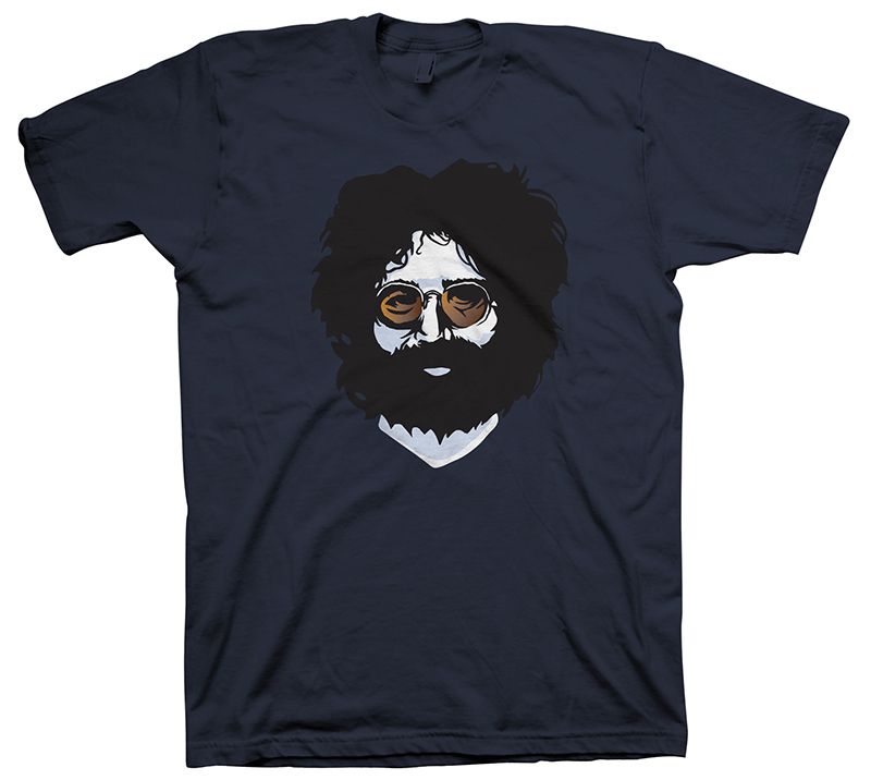 Jerry Garcia - Creamery Mens Soft T Shirt Men's T-Shirts Jerry Garcia MD Navy 