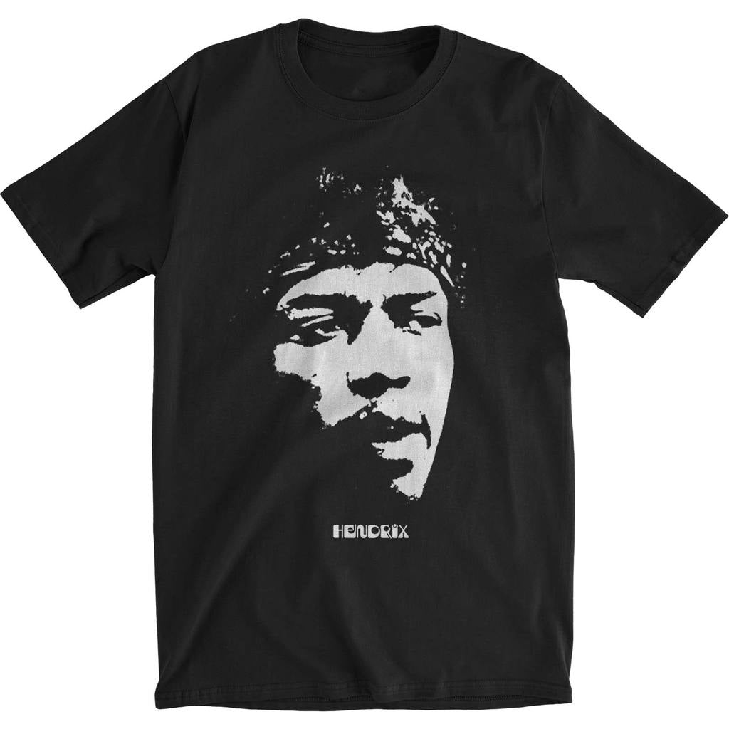 Jimi Hendrix - Bandana Mens Soft T Shirt Men's T-Shirts Old Glory MD Black 