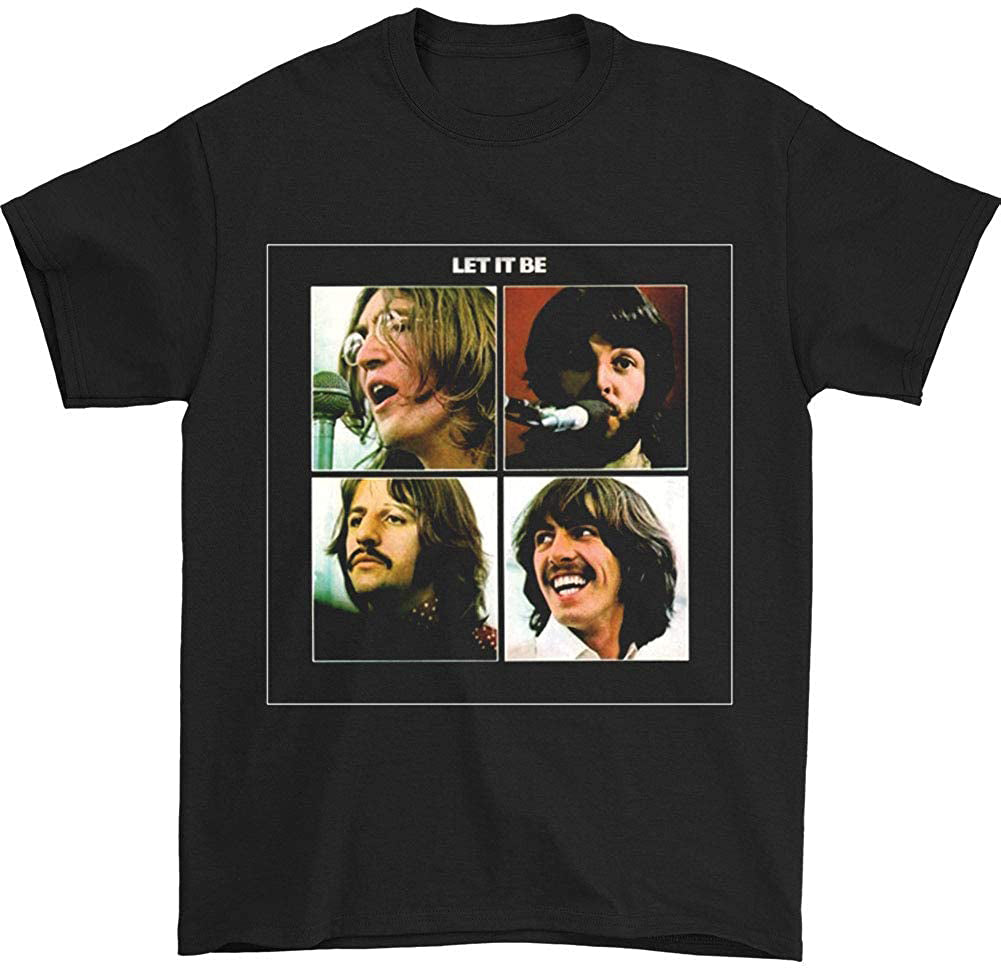 The Beatles - Let It Be Mens Soft T Shirt Men's T-Shirts The Beatles MD  