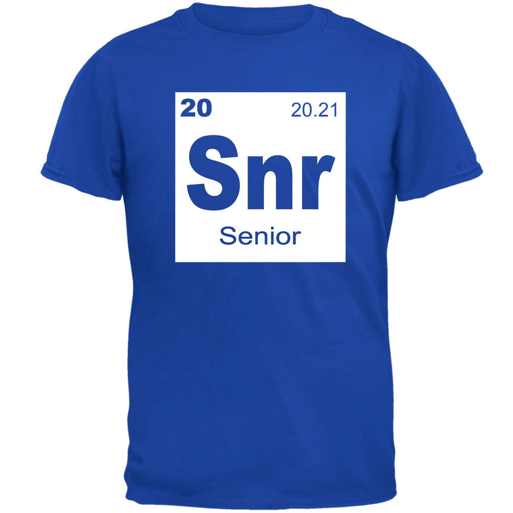 Senior Periodic Table 2021 Graduation Mens T Shirt Men's T-Shirts Graduation SM Royal 