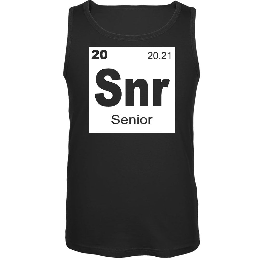 Senior Periodic Table 2021 Graduation Mens Tank Top Men's Tank Tops Graduation SM Black 