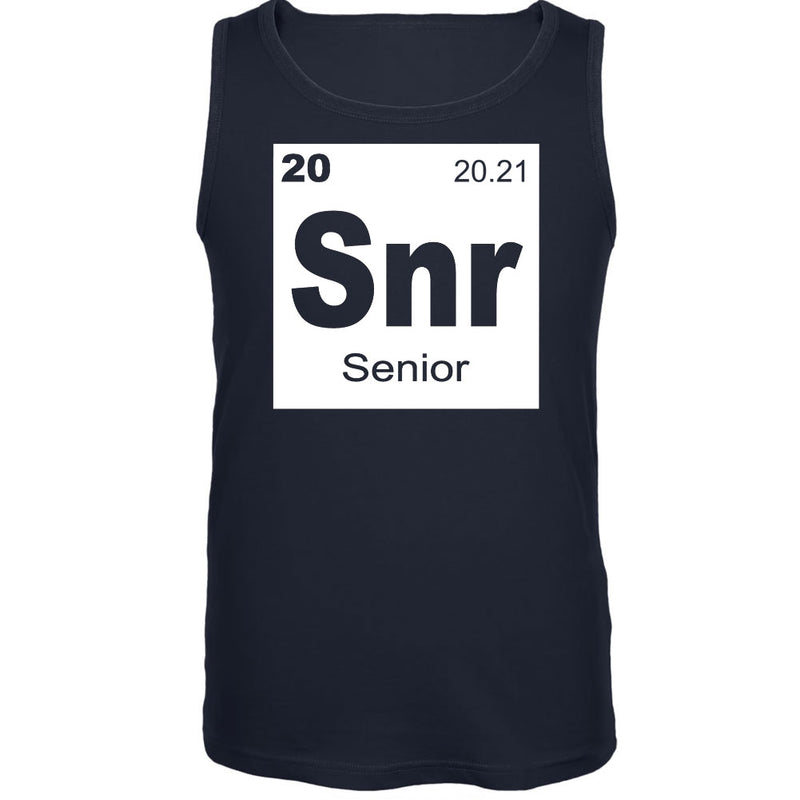 Senior Periodic Table 2021 Graduation Mens Tank Top Men's Tank Tops Graduation SM Navy 