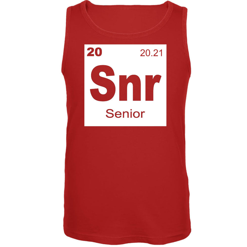 Senior Periodic Table 2021 Graduation Mens Tank Top Men's Tank Tops Graduation SM Red 