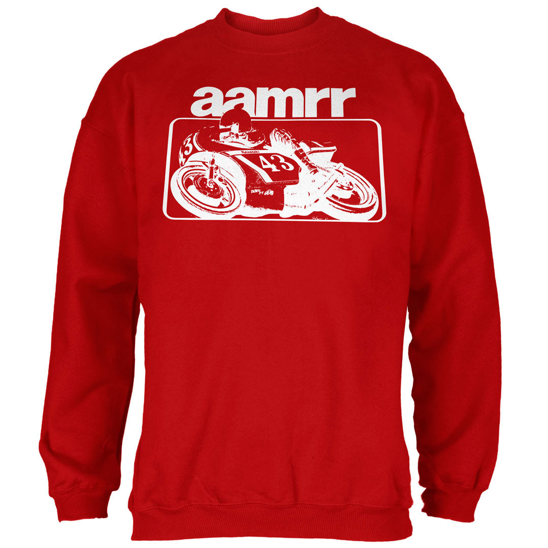 #43 AAMRR Mike Baldwin Mens Sweatshirt Men's Sweatshirts Old Glory SM Red 