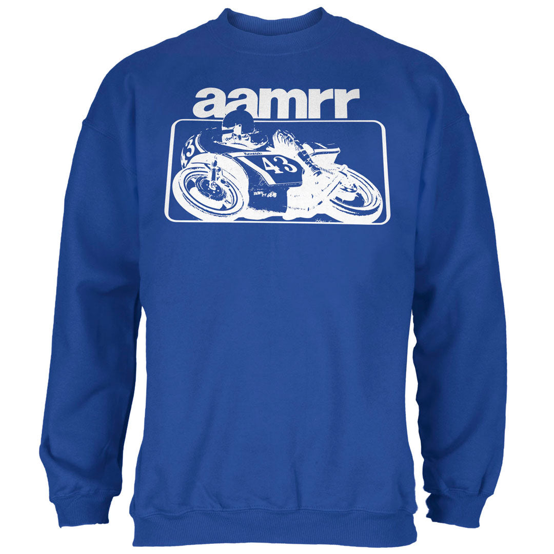 #43 AAMRR Mike Baldwin Mens Sweatshirt Men's Sweatshirts Old Glory SM Royal 