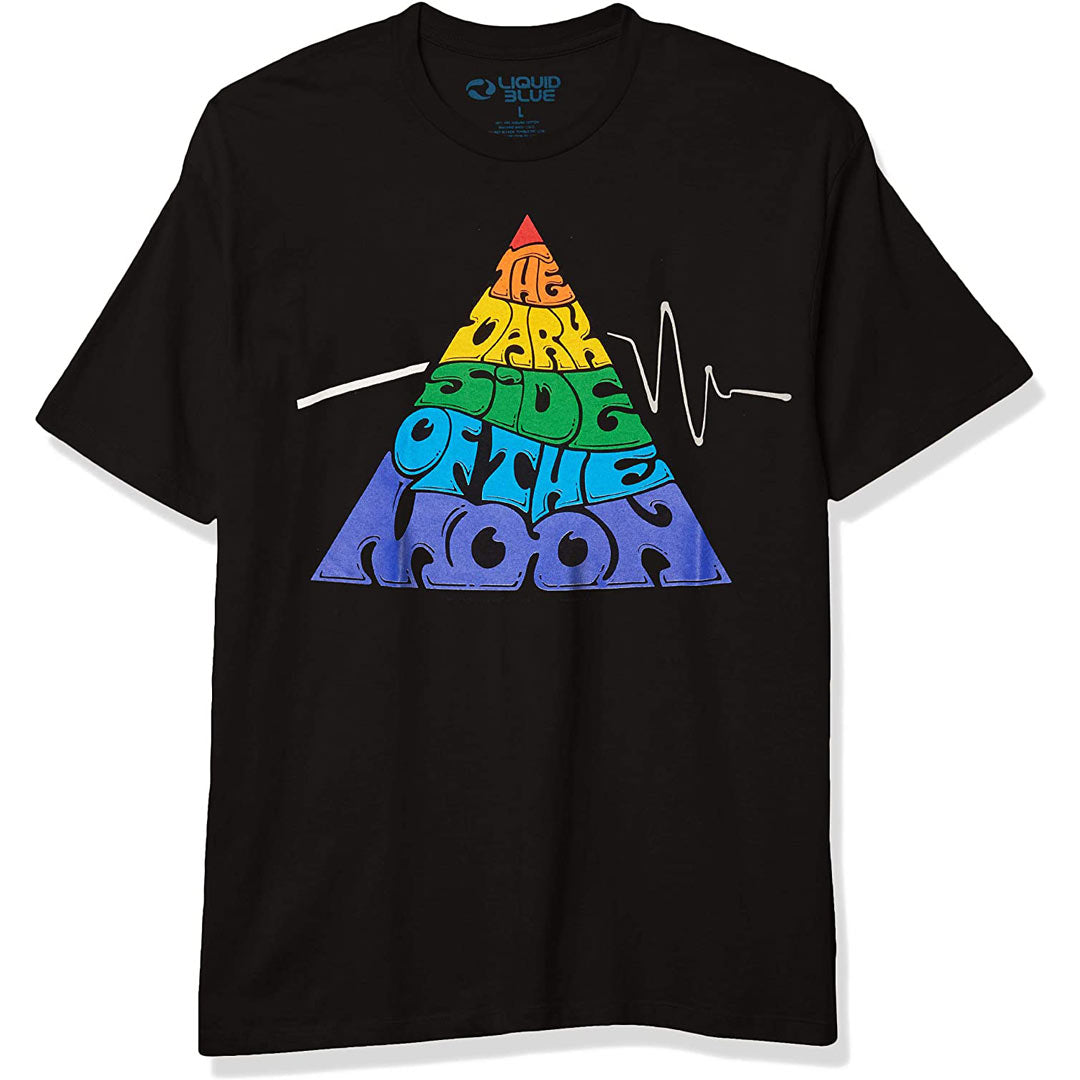 Pink Floyd - Pyramid Groove Mens T Shirt Men's T-Shirts Liquid Blue MD Black 