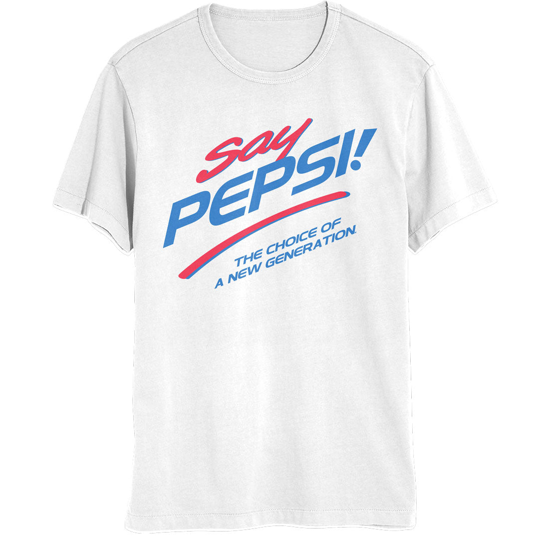 Pepsi - Say Pepsi Mens T Shirt Men's T-Shirts Isaac Morris SM White 