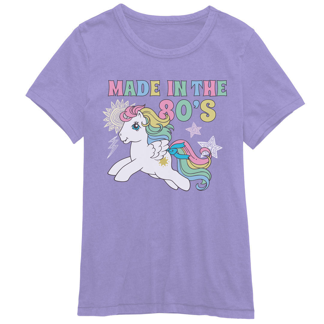 My Little Pony - Made in the 80's Juniors T Shirt Juniors T-Shirts Isaac Morris SM Purple 