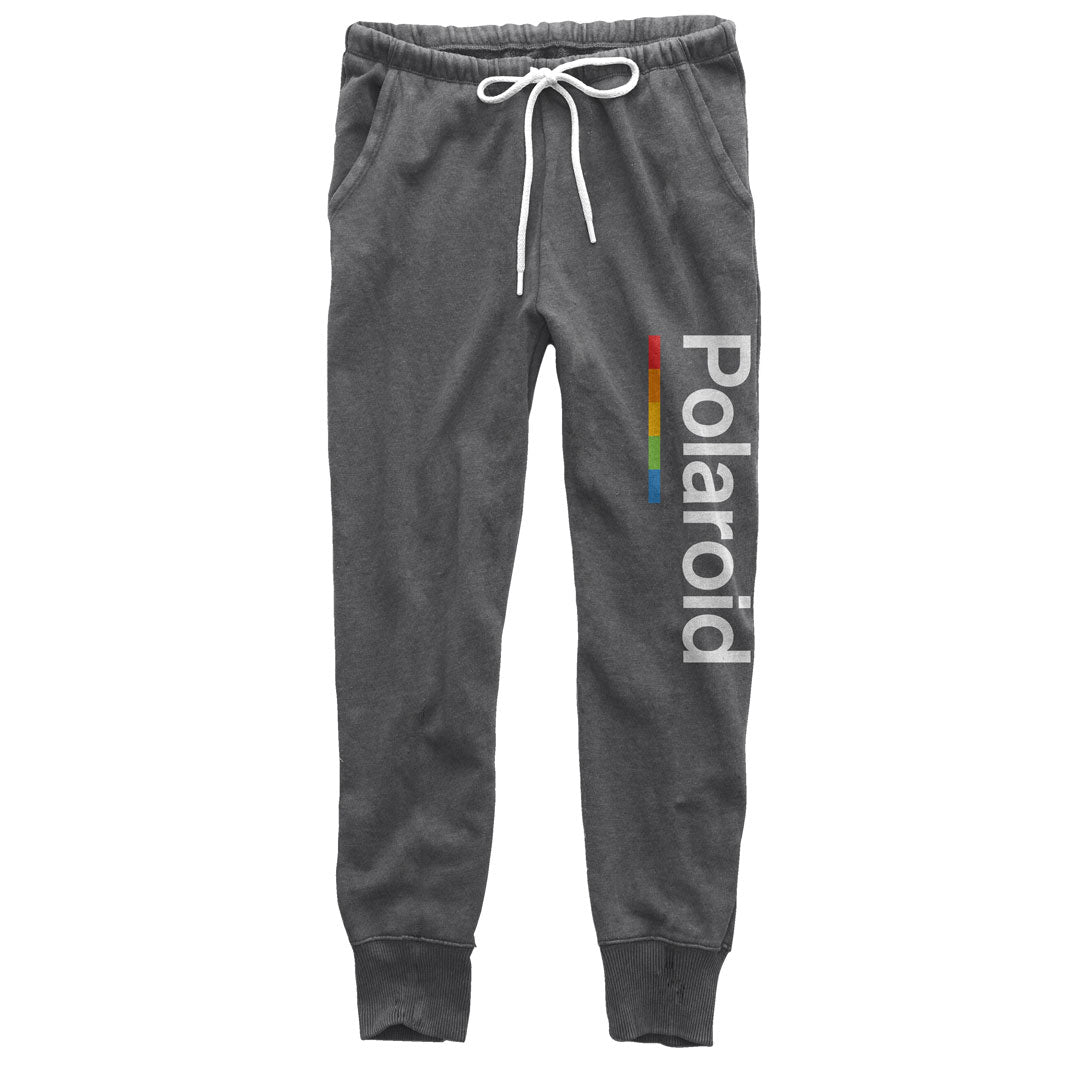 Polaroid - Color Bar Logo Juniors Joggers Juniors Sweatpants Isaac Morris SM Charcoal Heather 