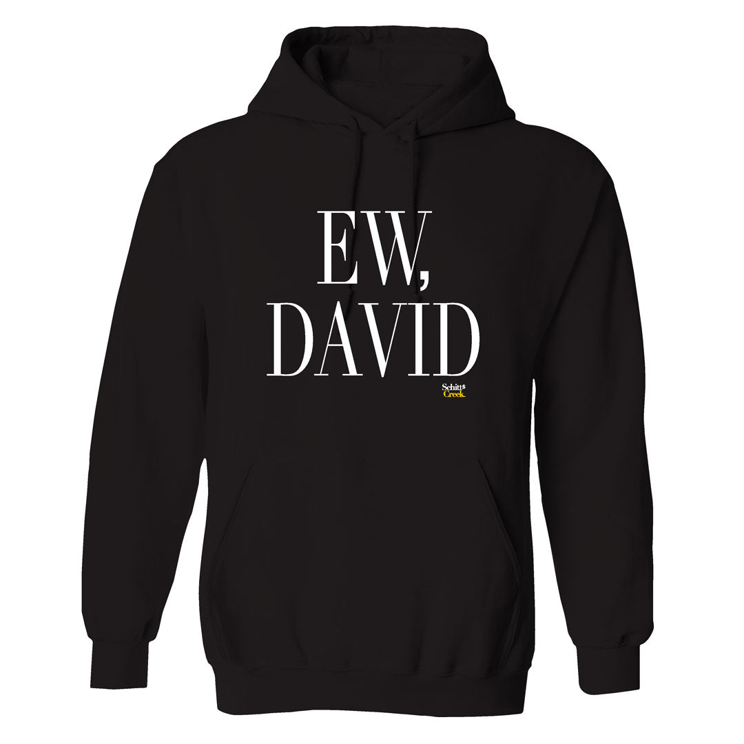 Schitt's Creek - Ew David Mens Pullover Hoodie Men's Hoodies Isaac Morris SM Black 