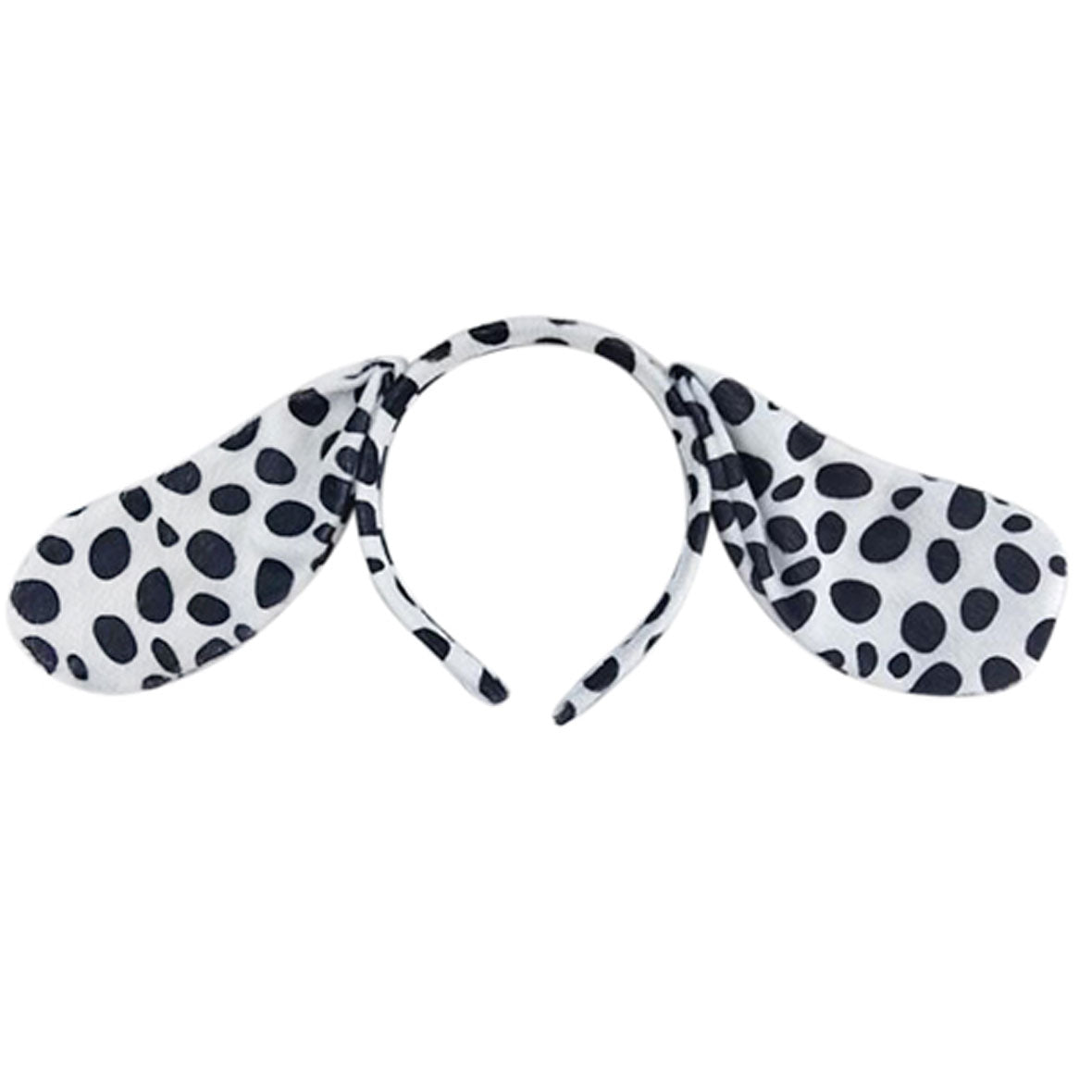 Halloween Costume Dalmatian with Blue Collar Mens Sublimation T Shirt with Dog Ears Headband Shirts Old Glory   