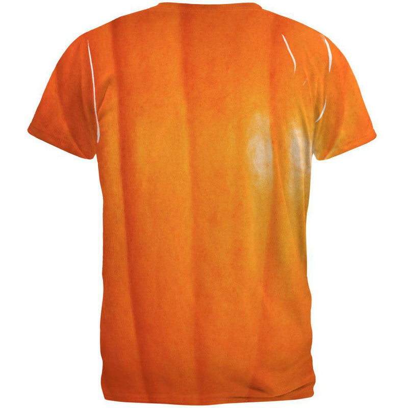 Halloween Costume Pumpkin All Over Mens Costume T Shirt with Jack-O-Lantern Headband Shirts Old Glory   