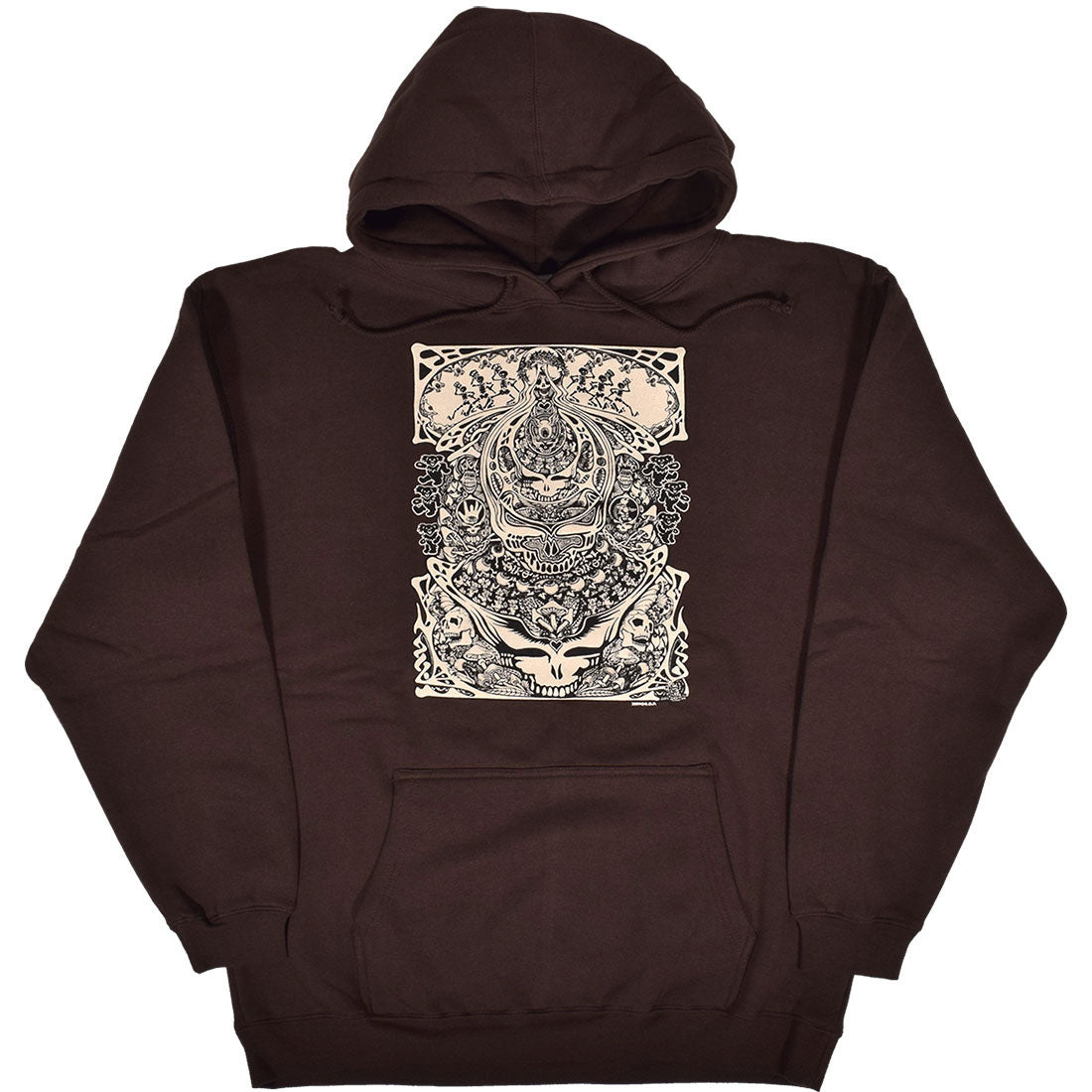 Grateful Dead - Aiko Mens Pullover Hoodie Men's Hoodies Dye In The Sky MD Brown 