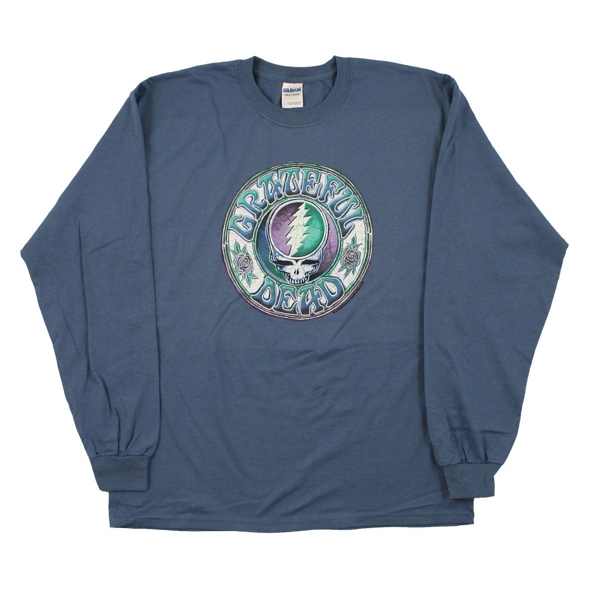 Grateful Dead Blue Rose Baseball T-Shirt, Collectible