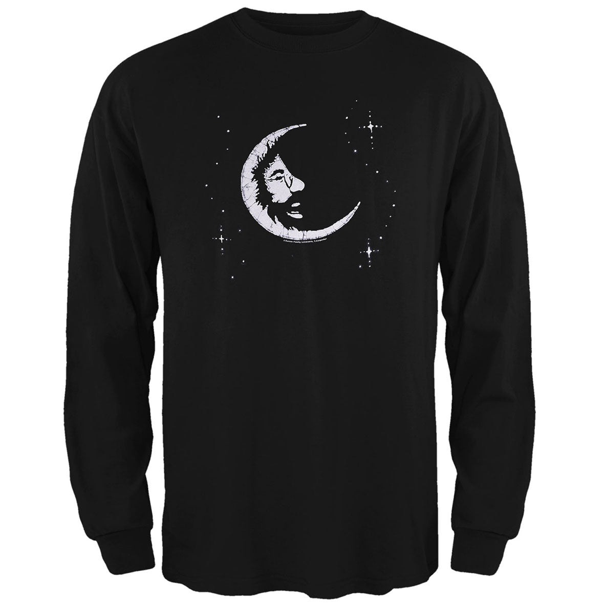 Jerry Garcia - Jerry Moon Mens Long Sleeve T Shirt Men's Long Sleeves Dye In The Sky MD Black 