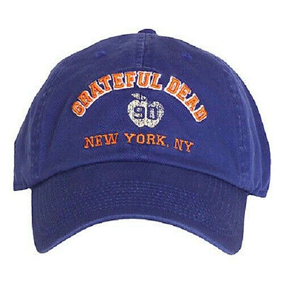 Grateful Dead - New York 90 Mens Adjustable Baseball Cap Adjustable Baseball Caps Liquid Blue OS Royal 