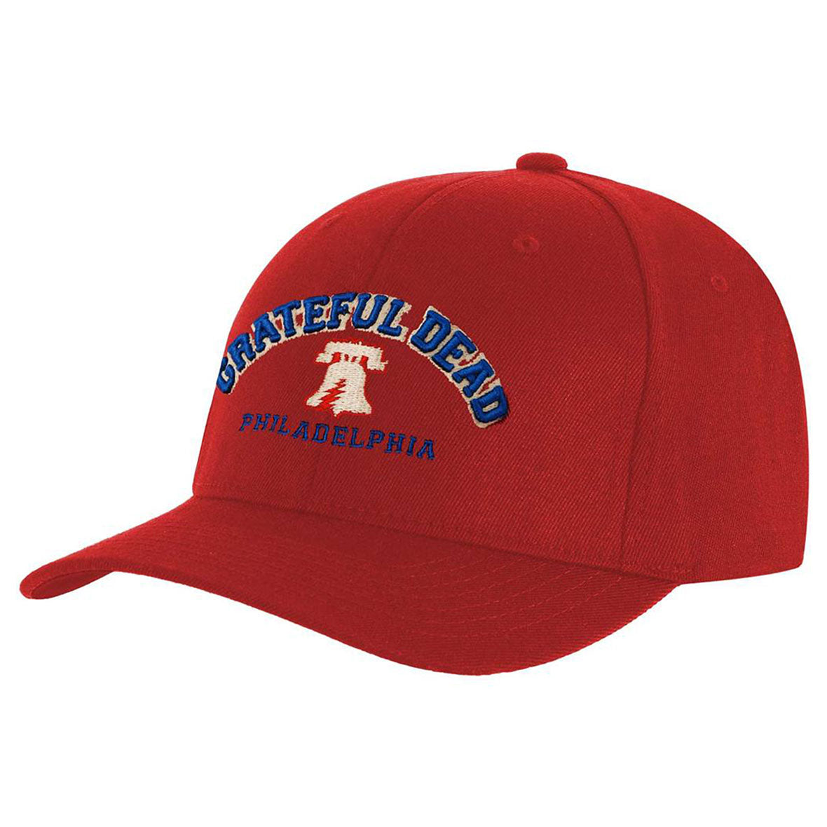 Grateful Dead - Philly 94 Mens Adjustable Baseball Cap Adjustable Baseball Caps Liquid Blue OS Red 