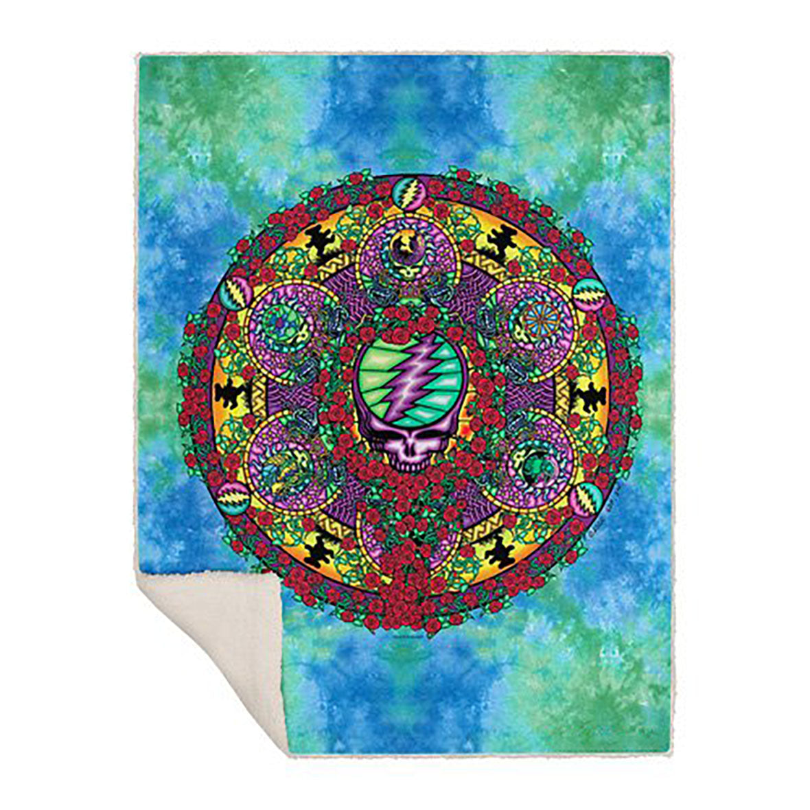 Grateful Dead - Celtic Mandala 50x60 Fleece Blanket Blankets & Throws Liquid Blue OS Multi 