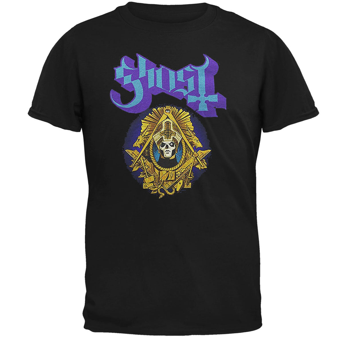 Ghost - Swear Right Now Mens T Shirt Men's T-Shirts Global MD Black 