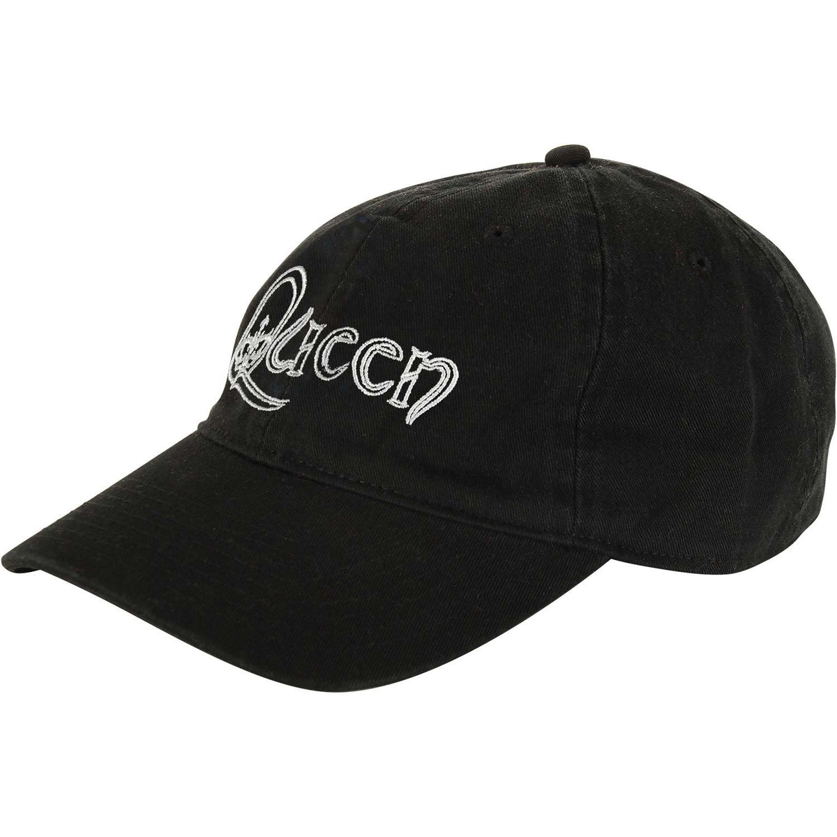 Queen - Crown Logo Adjustable Baseball Cap Adjustable Baseball Caps Bravado OS Black 