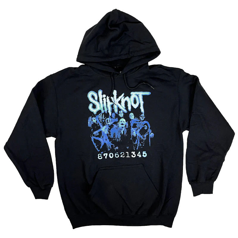 Slipknot - Band Photo Logo Mens Pullover Hoodie Men's Hoodies Bravado MD Black 