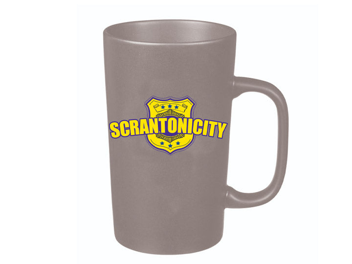 The Office - Scranton City 16 Oz Beer Mug Beer Mugs & Steins Surreal Entertainment OS Grey 