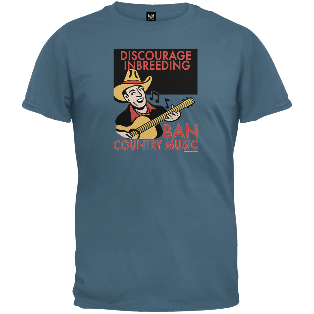 Ban Country Music T-Shirt Men's T-Shirts Parody   