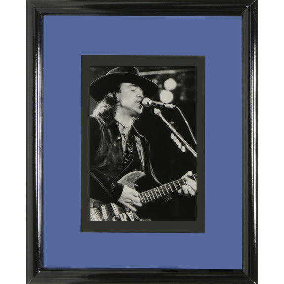 Stevie Ray Vaughan -Blue- Framed Art Framed Art Stevie Ray Vaughan OS Multi 