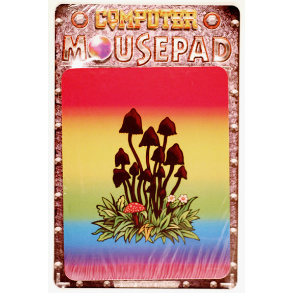 Mushrooms - Mousepad Computer Accessories Hippie OS Multi 