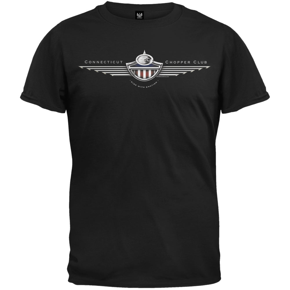 CT Chopper Club - Emblem T-Shirt Men's T-Shirts Parody   