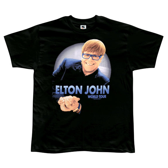 Elton John - World Tour Face T-Shirt Men's T-Shirts Elton John   