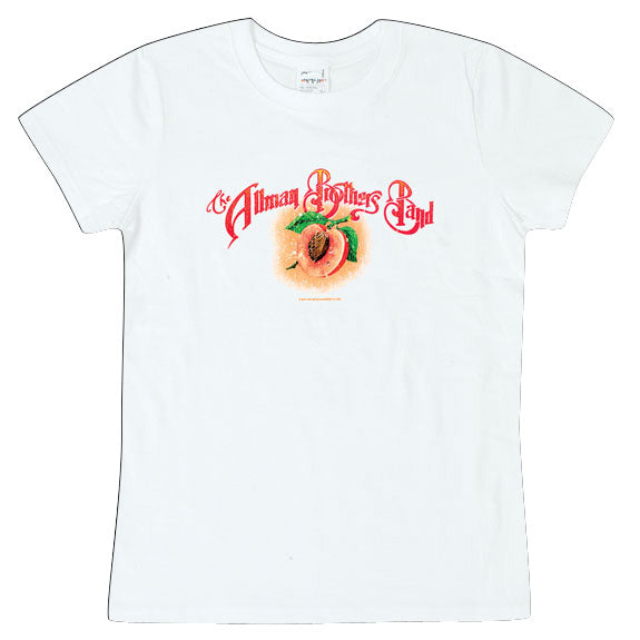 Allman Brothers - Peach Ladies Tissue T-Shirt Women's T-Shirts Allman Brothers   