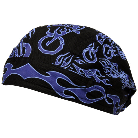 New Fire Bike Headwrap Head Wraps Biker OS Black 