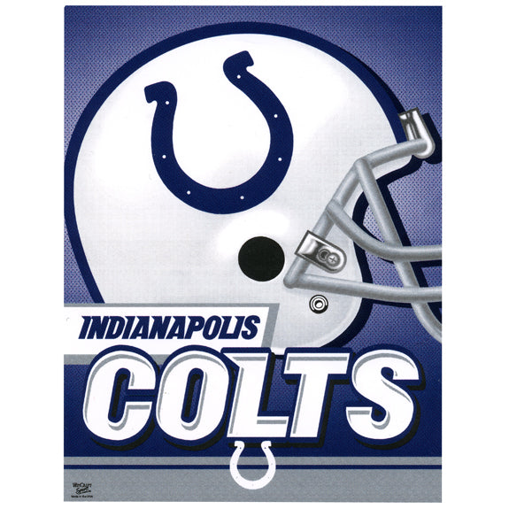 Indianapolis Colts - Helmet 27"X37" Vertical Flag Flags Indianapolis Colts OS Multi 