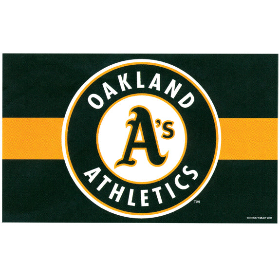 Oakland Athletics - Logo 3' X 5' Flag Flags Oakland Athletics OS Multi 