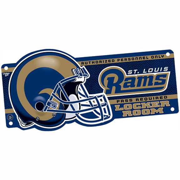 St Louis Rams - Locker Room Sign Signs St. Louis Rams OS Multi 