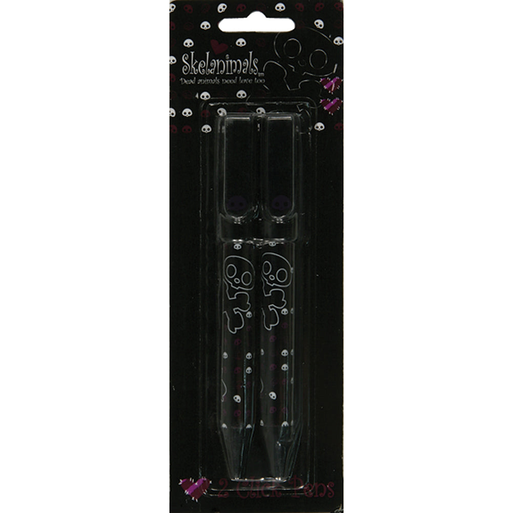 Skelanimals - Skull 2 Pack Click Pens Pens Skelanimals OS Multi 