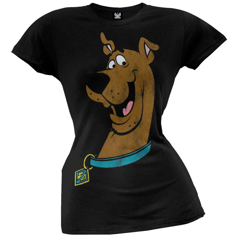 Scooby-Doo - Scooby Juniors Costume T-Shirt Juniors T-Shirts Scooby Doo MD Black 
