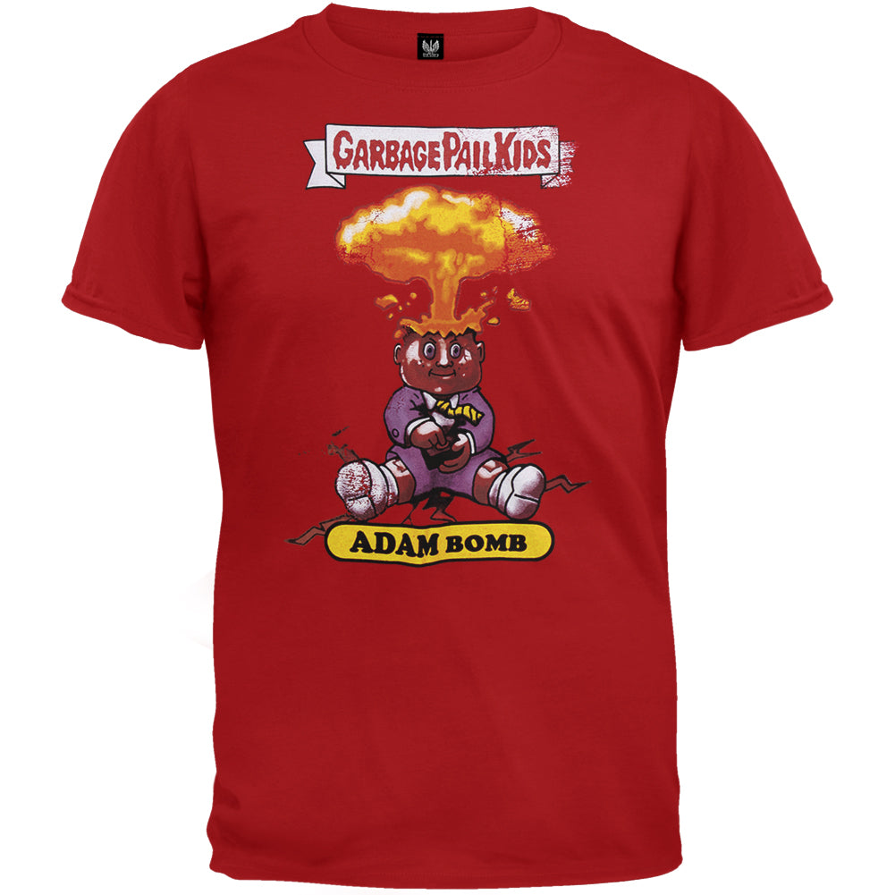 Garbage Pail Kids - Adam Bomb Red T-Shirt Men's T-Shirts Garbage Pail Kids LG  