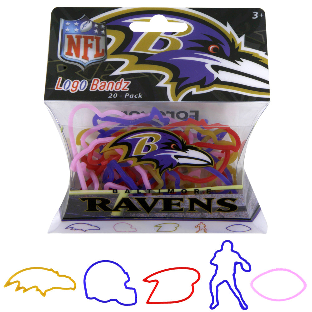 Baltimore Ravens - Icons Logo Bandz Silly Bandz Baltimore Ravens   